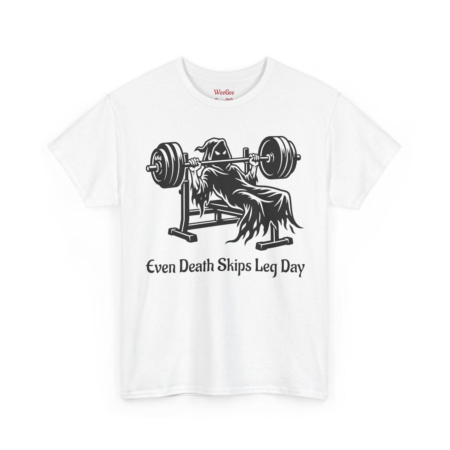 WeeGee Gymco Unisex Tee - Grim Reaper Bench Press