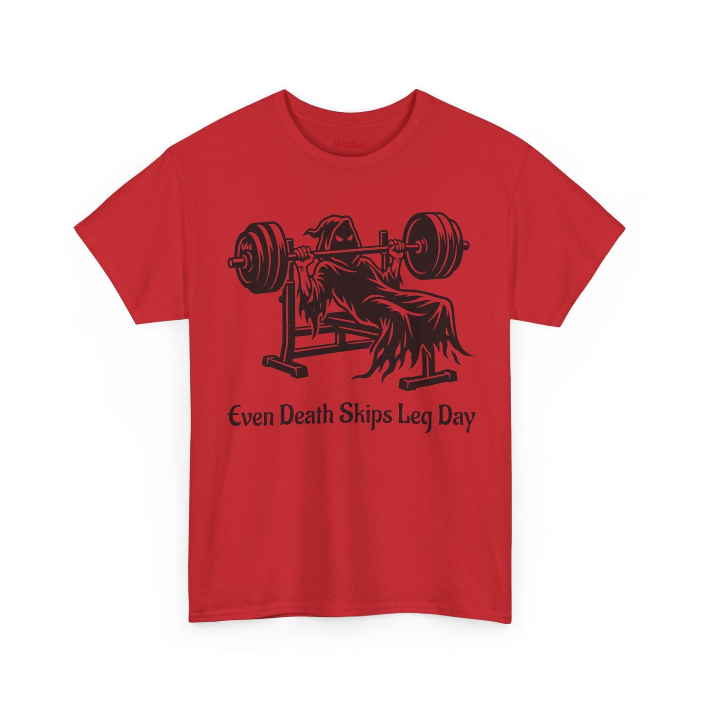 WeeGee Gymco Unisex Tee - Grim Reaper Bench Press