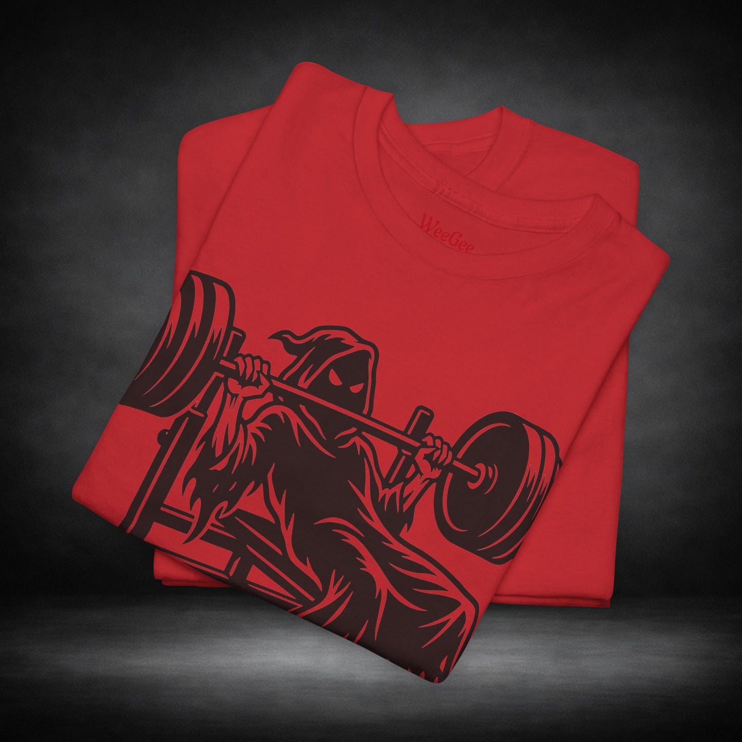 WeeGee Gymco Unisex Tee - Grim Reaper Bench Press