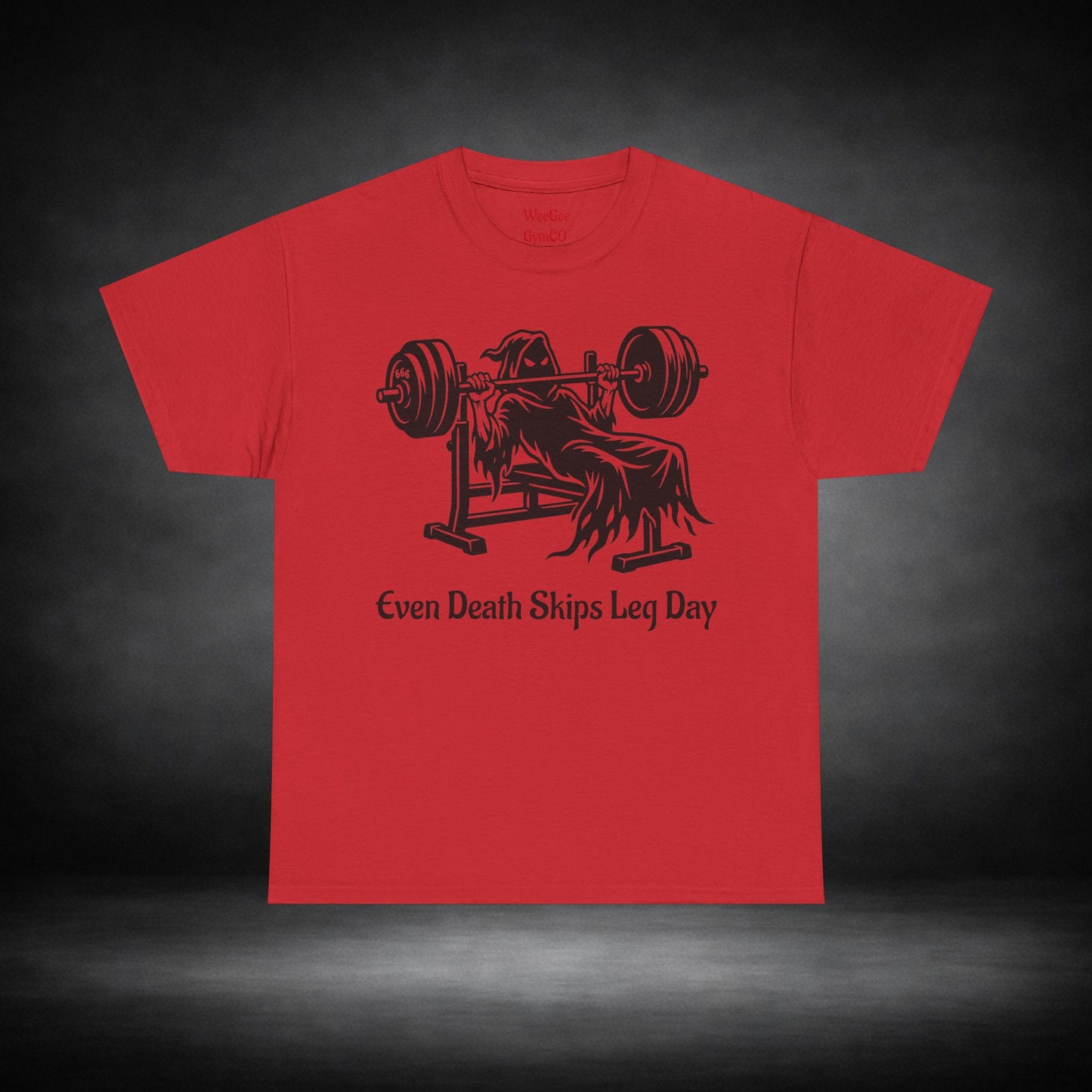 WeeGee Gymco Unisex Tee - Grim Reaper Bench Press
