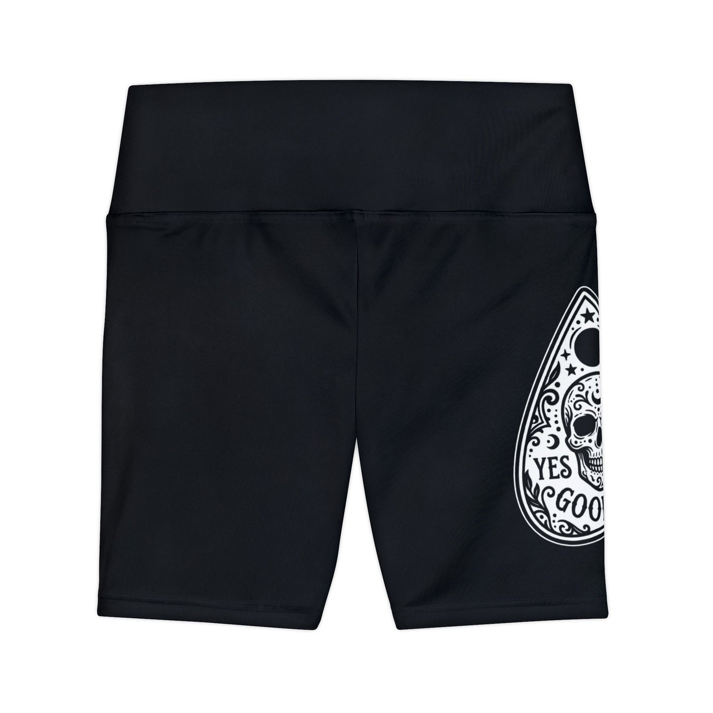 WeeGee GymCo Women's Workout Shorts - WeeGee Skull Biker Shorts