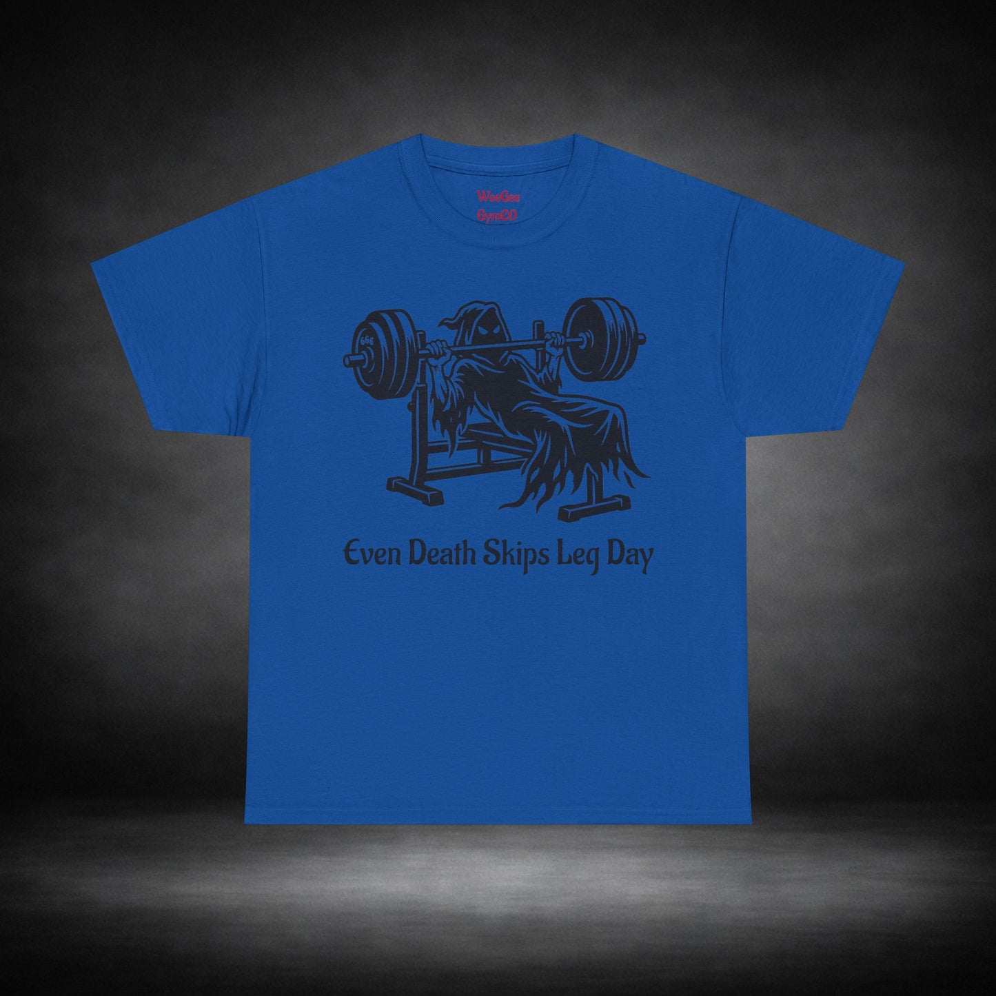 WeeGee Gymco Unisex Tee - Grim Reaper Bench Press