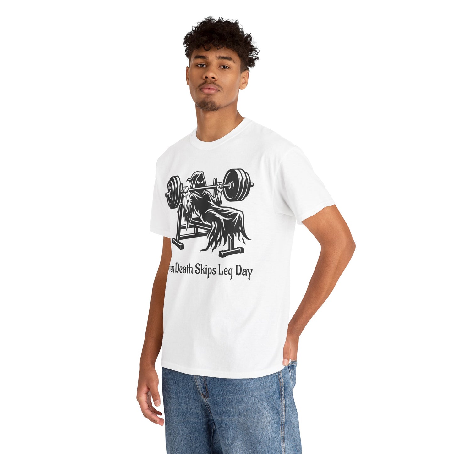 WeeGee Gymco Unisex Tee - Grim Reaper Bench Press