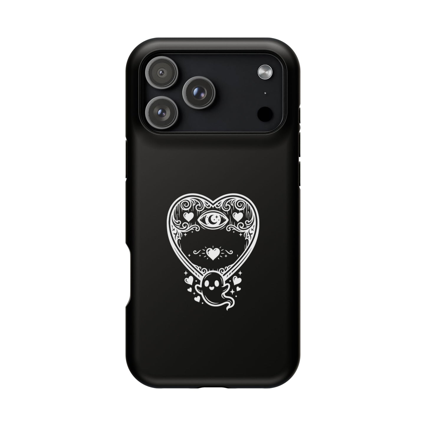WeeGee GymCo (phone case) - Spooky Heart Eye Ghost Magnetic Case